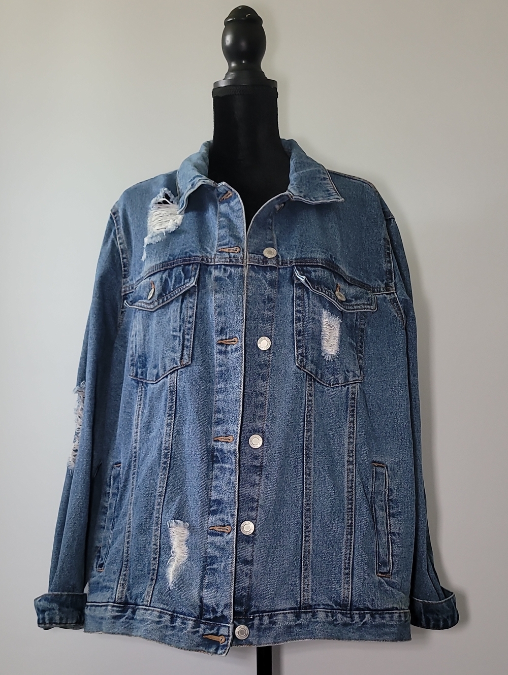 Bluenotes Light Blue Boyfriend Denim Jacket
